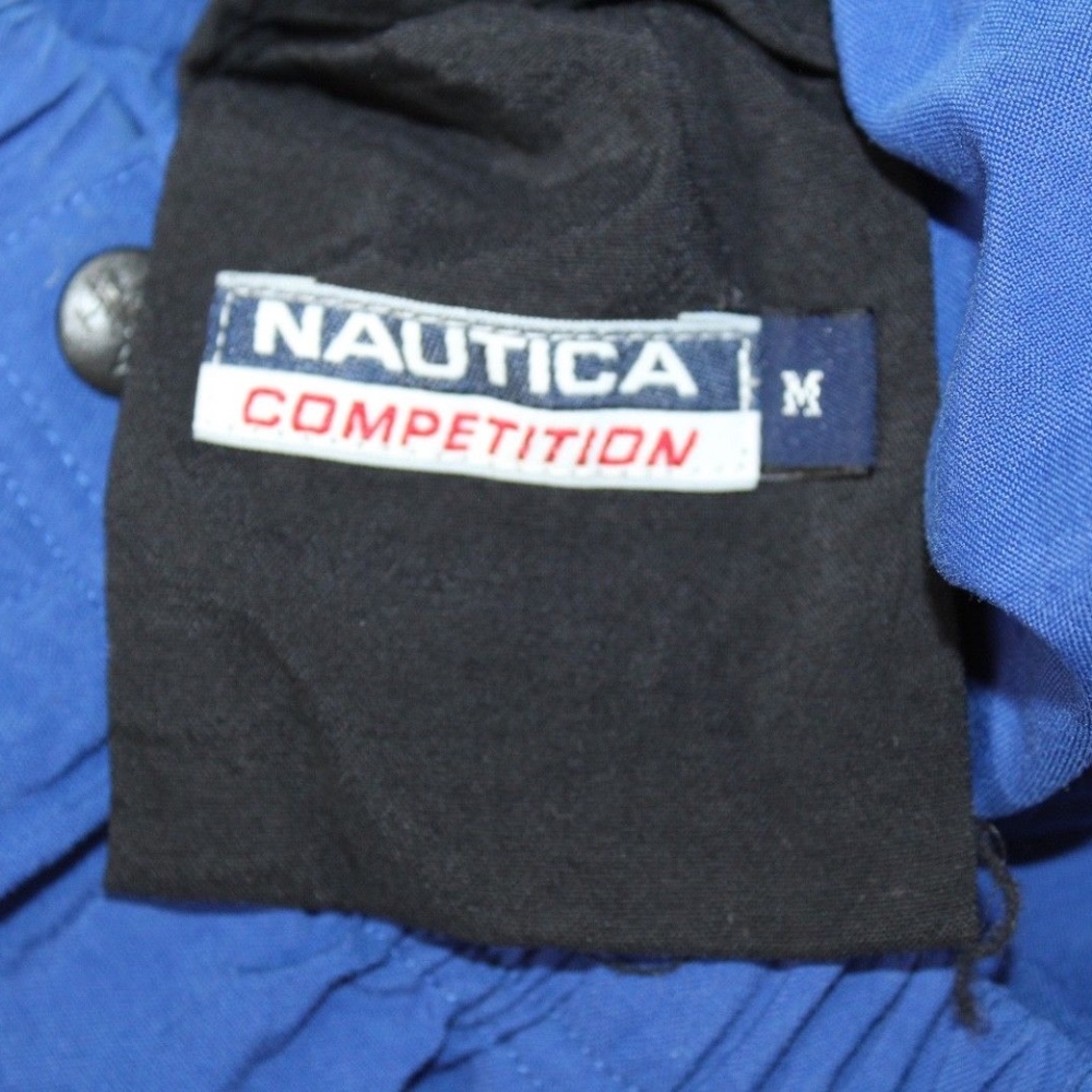 Vintage 90s Nautica Competition Swim Trunks Medium - Picture 4 of 5
